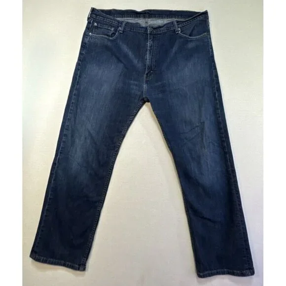 Levi's Men's 505 Regular Fit Jeans 42x30  Medium Wash Straight Leg - Picture 2 of 16
